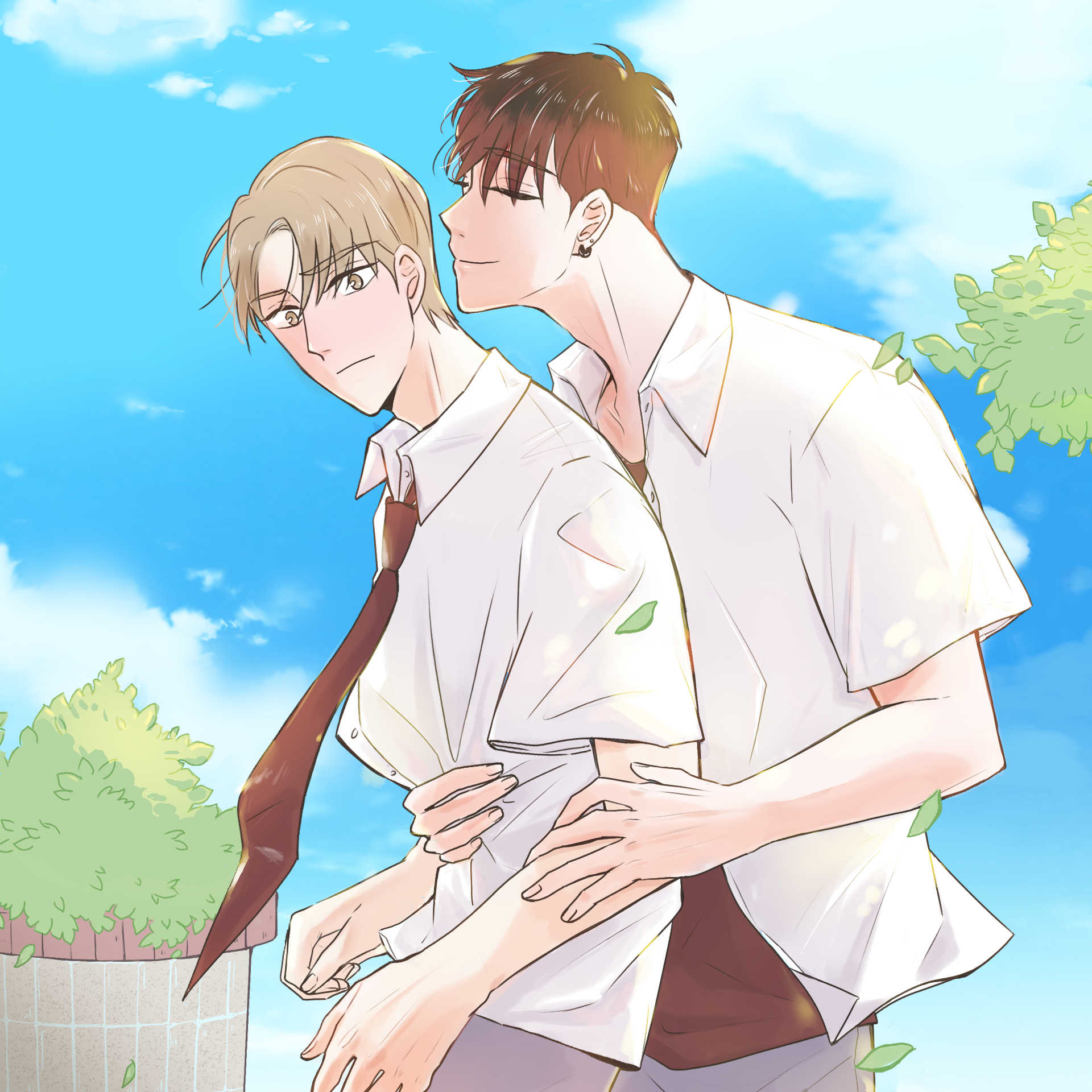 青春猪头少年漫画封面
